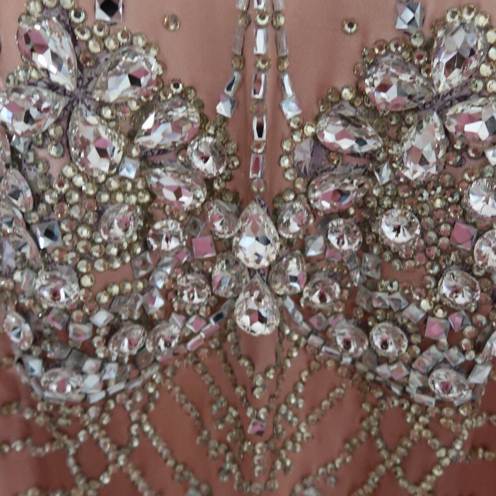 💎 Nude Rhinestone Bodysuit – Ultimate Showstopper 💎 - Picture 2 of 8